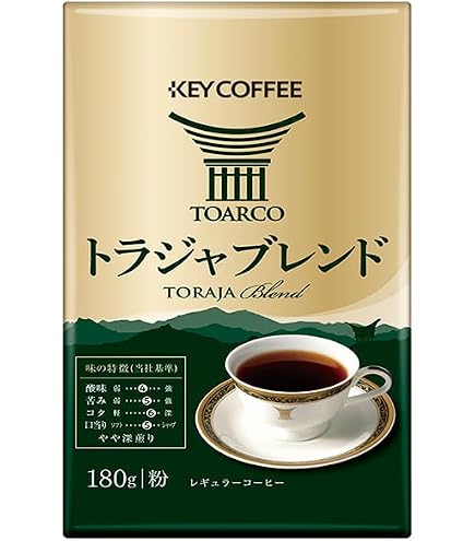 Amazon.co.jp: キーコーヒー VP トラジャブレンド 粉 180g : 食品