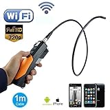 Flylinktech 8.5mm/1m WIFI対応　多機能内視鏡　720P防水内視鏡　Android iPad iPad 2 iPhone エンドスコープ ボアスコープ スネークカメラ　検査カメラ