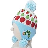 2016年 秋冬 はらぺこあおむし ニット帽子 THE WORLD OF ERIC CARLE サックス◇46-48cm