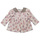 《秋冬春対応》(日本製) Pample Mousse(パンプルムース) スムース花柄オーバーブラウス 80cm/BE NO.DP-73213