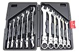 BASE GEAR(ベースギア) 専用BOX 入り 12本 ラチェットレンチ セット (首振りタイプ)
