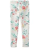 Carter 's Baby Girl 's floral-printレギンス、3か月、グレー