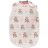 UEK 6重ガーゼ スリーパー パジャマ ベビー キッズ 寝袋 100％綿 子供 赤ちゃん ギフト 出産祝い 45×80cm， 傘柄
