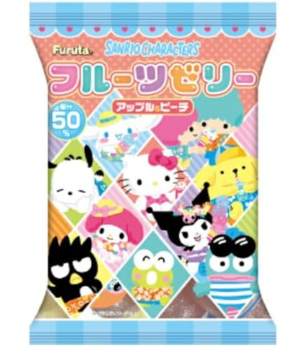Amazon.co.jp: フルタ サンリオキャラクターズフルーツゼリー 210g×3袋