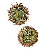 デザイントスカーノThe Somerset Greenmen Sculpture in Faux Verdigrisとブロンズ ゴールド PD99060 1
