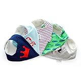 Lovjoy Bandana Bibs Boys Designs, Love London, 5 Count by Lovjoy