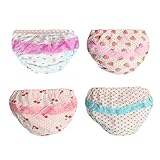 ソフトコットンUnderpants /幼児用下着/ knickers- ( Set of 4 )ランダムPatten