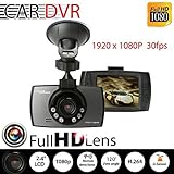 Egmy? HD 2.4 LCD 1080P Car DVR Vehicle Camera Video Recorder Dash Cam Night Vision with G-Sensor [並行