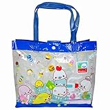 (サンエックス)SAN-X まめゴマ トートバッグ 子供 プールバッグ ブルー F