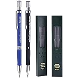 MyLifeUNIT 2.0mm シャープペンシル 2mm 芯鉛筆 ドラフトドローイング 大工 工作 アートスケッチ用 (鉛筆と芯のセット)