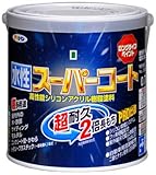 アサヒペン ペンキ 水性スーパーコート 水性多用途 白 0.7L
