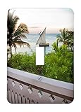 3drose ( LSP _ 187413 _ 1 )ストーン町、Zanzibar , Tanzania A dhow Heads Toward dar ES Salaa Single切り替えスイッチ