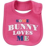 Carter's(カーターズ) イースターティージングビブ ピンク 小物よだれかけ One Size【並行輸入】