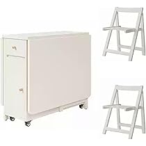 Amazon｜ダイニングテーブルセット 2-4人用、折りたたみデスク