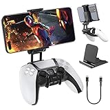 PS5スマホホルダー OIVO PS5コントローラー用スマホホルダー IOS/Android対応 PS5マウントホルダー PS5スマホクリップ PS5携帯ホルダー
