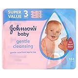 Johnson's Baby Gentle Cleansing Triple Pack Wipes3 x 56 per pack by Johnson's