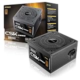 ANTEC 550W ATX 電源ユニット CSK550DC 80PLUS BRONZE認証取得 奥行140mm コンパクト設計 自作PC電源 PSU
