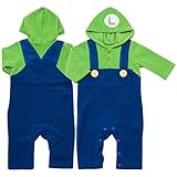 スーパーマリオ ルイージ 変身 なりきりスーツ カバーオール Super Mario パジャマ 男の子 男児 j-mro02 90cm ルイージ