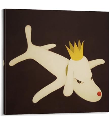 Amazon.co.jp: 奈良美智 ポスター [勉強中(特別額装版)] : ホーム