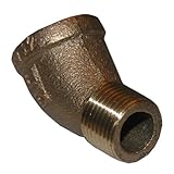 LASCO 17 – 9017 3 / 8インチメスパイプスレッドby 3 / 8インチオスパイプねじ真鍮45度Street Ell /エルボ