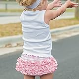 Ruffle Butts ラッフルバッツ Bloomers ブルマ Pink Striped Knit RuffleButt ピンクストライプ フリフリブルマ [並行輸入品]