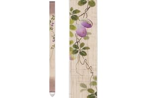 和風 細タペストリー：アケビ/洛柿庵秋タペストリー/和モダン/W約10×H170cm