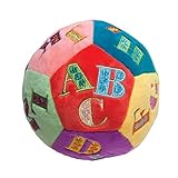 eeBoo Alphabet Soft Plush Ball Rattle [並行輸入品]
