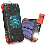 【最新版】モバイルバッテリー18W急速充電+10Wワイヤレス充電+ソーラーチャージャー +20000mAh モバイルバッテリー 大容量 ソー