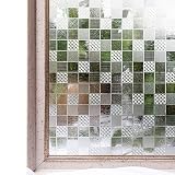 CottonColors 3D窓用フィルム 目隠しシート 何度でも貼り直せる 窓ガラスフィルム 遮熱 紫外線カット のりなし 90x200cm プライバシーガラスフィルム DIY [夢の間022]
