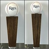Tampa Bay Rays BaseballソリッドOakタップハンドル 11.5"