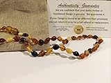 Baltic Essentials Amber Teething Necklace for Babies (Unisex) - Anti Flammatory, Drooling & Teething