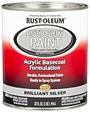 Rust-Oleum 275234 Brilliant Silver Automotive Auto Body Paint - 32 oz. - 2 Pack [並行輸入品]