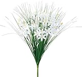 ポピー 造花 仏花 グラスワイルドフラワーブッシュ 全長44.5cm・花径4.5cm ホワイト FP-5023 W
