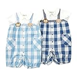 Piccolo (ピッコロ ) 半袖グレコ (70～80cm) キムラタンの子供服 (34255-172) サックス 80