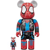 Amazon | BE@RBRICK SPIDER-PUNK 100％ & 400％ | ロボット・子ども