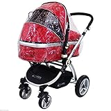 Universal Raincover Zipped To Fit iSafe Pram System by Baby Travel