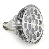 18W E27 14レッド4ブルーガーデン植物苗LED電球温室植物育成ライトLED電球 温室植物苗の成長ライト