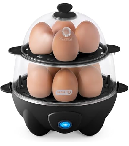 Dash Go Rapid Egg Cooker-BLACK エッグクッカー Dash Rapid Egg