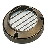 Best Quality Lighting LV51AB Finished Outdoor Step Light with Clear Glass Shade, Bronze [並行輸入品]