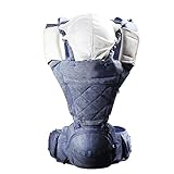 抱っこ紐人気 ベビーキャリアー 新生児 6way アルミニウム製支柱 たためるヒップシート 最上級のコンフォート 素敵な色 (パープル)