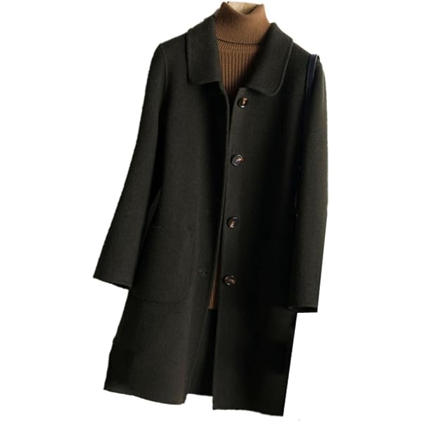 Amazon | [Merfirge] ステンカラーコート カシミヤコート