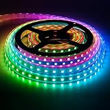 BTF-LIGHTING RGBW RGBWW Warm White SK6812 (Similar WS2812B) 16.4ft 5m 60leds/pixels/m Individually A