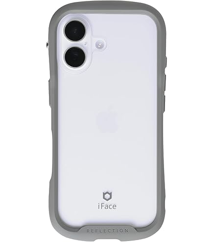 Amazon.co.jp: iFace Reflection iPhone 17 ケース クリア 強化ガラス