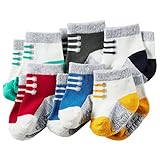カーターズ（Carter's）男の子用カラフルスニーカーソックス6枚組セット (12-24months(78-88cm)) [並行輸入品]