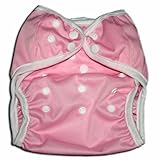 One Size Fit All- Diaper Covers for Prefolds or Regular Inserts PUL - PINK by BubuBibi