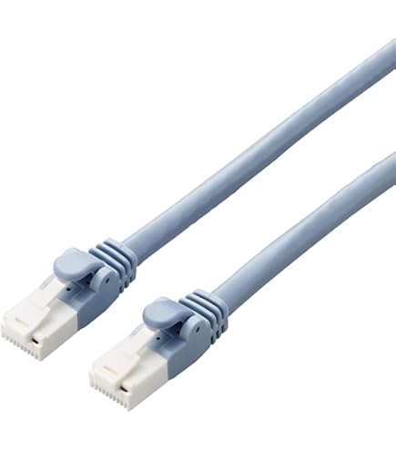 Amazon.co.jp: エレコム LANケーブル 仕様固定 CAT6A 爪折れ防止