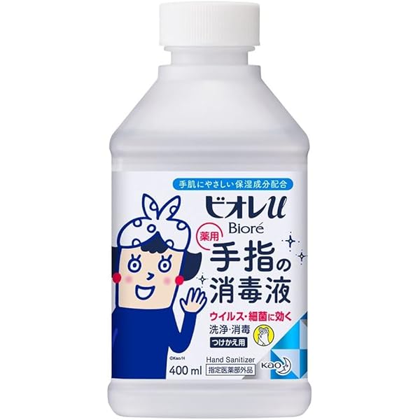 Amazon.co.jp: 【花王】ビオレU 手指消毒 ＜詰替＞ 400ml