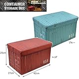 収納家具 ユーカンパニー　コンテナストレージボックス　ブルー・14869