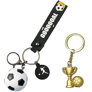 サッカー国別キーホルダーセット 部活キーホルダー サッカー 全国制覇 選べる4色 ボール スパイク 603