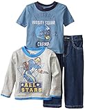 ピーナッツボタンBaby Boys ' All Stars 3 Piece Football Pant Set カラー: ブルー